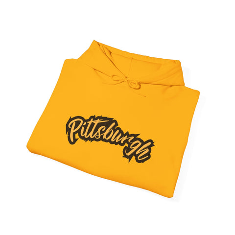 Pittsburgh Grunge - Unisex Heavy Blend™ Hooded Sweatshirt Hoodie - YinzerShop