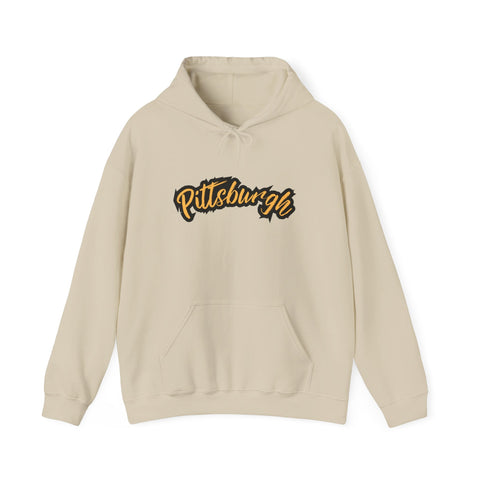Pittsburgh Grunge - Unisex Heavy Blend™ Hooded Sweatshirt Hoodie - YinzerShop