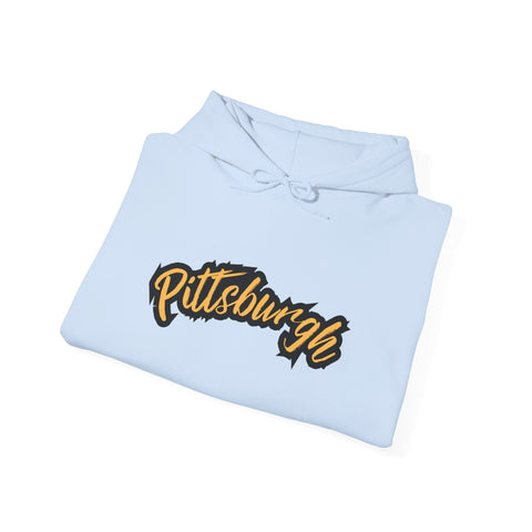Pittsburgh Grunge - Unisex Heavy Blend™ Hooded Sweatshirt Hoodie - YinzerShop