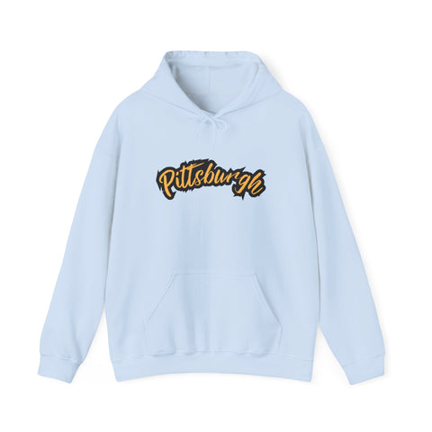 Pittsburgh Grunge - Unisex Heavy Blend™ Hooded Sweatshirt Hoodie - YinzerShop
