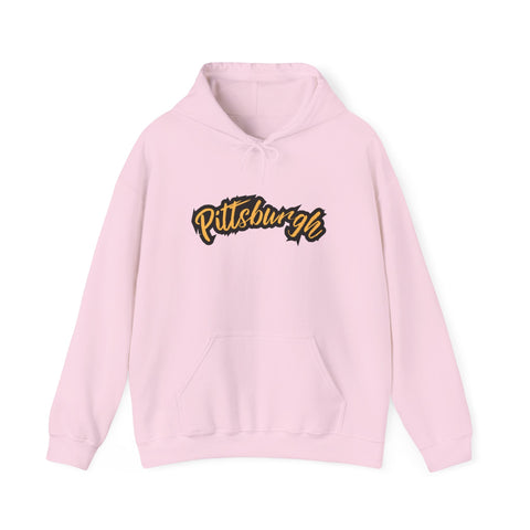Pittsburgh Grunge - Unisex Heavy Blend™ Hooded Sweatshirt Hoodie - YinzerShop