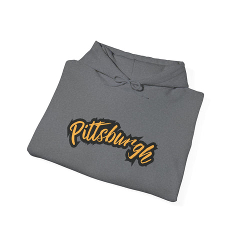 Pittsburgh Grunge - Unisex Heavy Blend™ Hooded Sweatshirt Hoodie - YinzerShop