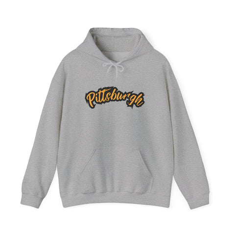 Pittsburgh Grunge - Unisex Heavy Blend™ Hooded Sweatshirt Hoodie - YinzerShop
