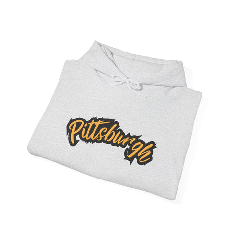 Pittsburgh Grunge - Unisex Heavy Blend™ Hooded Sweatshirt Hoodie - YinzerShop