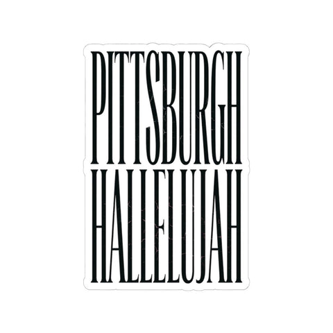 Pittsburgh Hallelujah Kiss-Cut Stickers | Everything Hallelujah Paper Products - YinzerShop