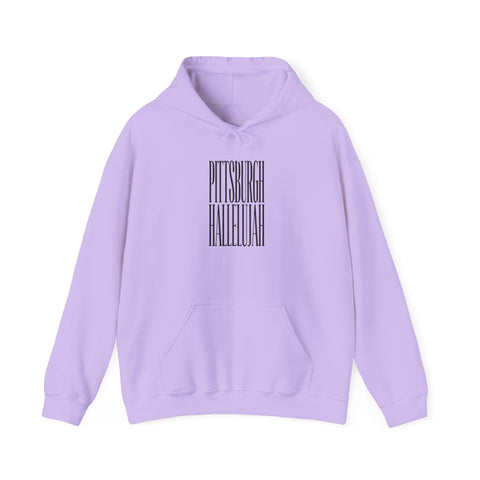 Pittsburgh Hallelujah Typography Hoodie Hoodie - YinzerShop