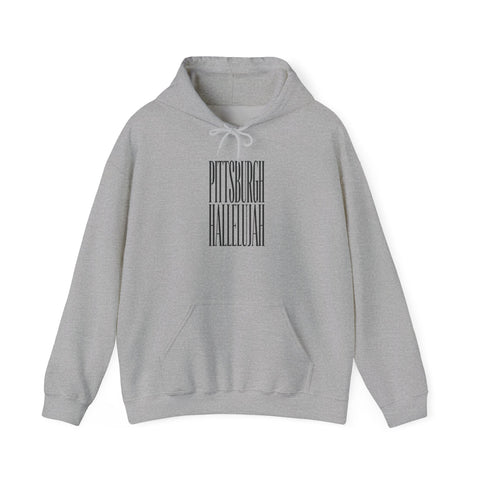 Pittsburgh Hallelujah Typography Hoodie Hoodie - YinzerShop
