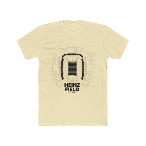 Pittsburgh Heinz Field Cotton Crew Tee Shirt T-Shirt - YinzerShop