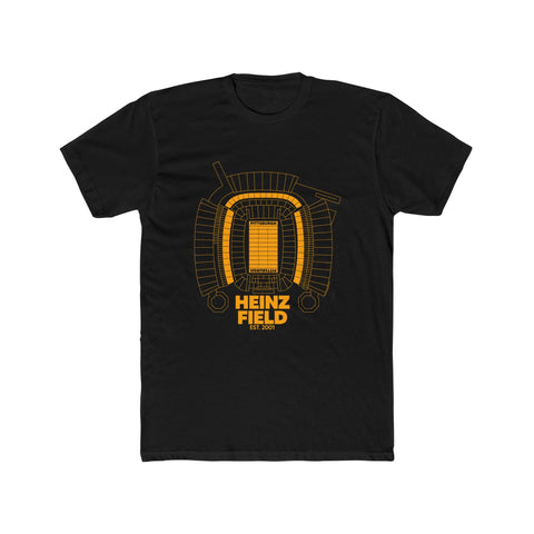 Pittsburgh Heinz Field Cotton Crew Tee Shirt T-Shirt - YinzerShop