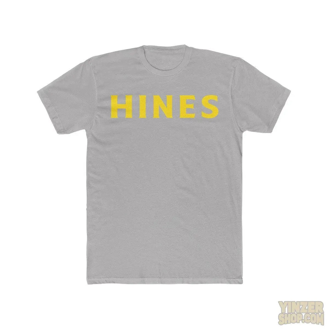 Pittsburgh HINES in Heinz Script T-Shirt T-Shirt Printify Solid Light Grey S 