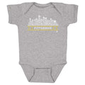 Pittsburgh Hockey Bodysuit - Baby One-Piece With Stadium Skyline Design Kids Baby Onesie - YinzerShop