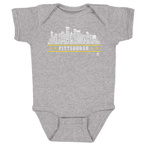 Pittsburgh Hockey Bodysuit - Baby One-Piece With Stadium Skyline Design Kids Baby Onesie - YinzerShop