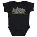 Pittsburgh Hockey Bodysuit - Baby One-Piece With Stadium Skyline Design Kids Baby Onesie - YinzerShop