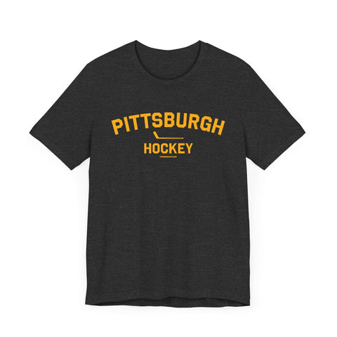 Pittsburgh Hockey - Collegiate Style - SHORT SLEEVE TEE T-Shirt - YinzerShop