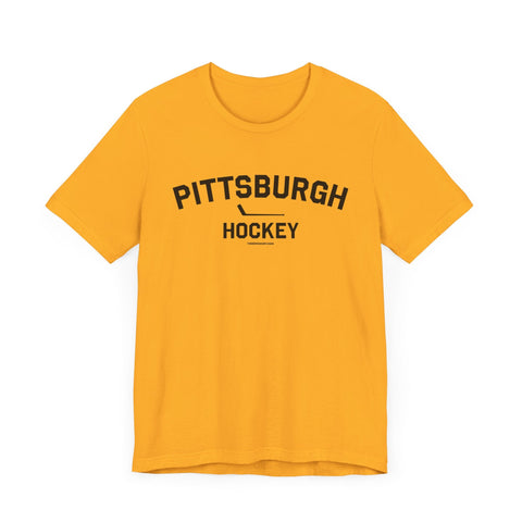 Pittsburgh Hockey - Collegiate Style - SHORT SLEEVE TEE T-Shirt - YinzerShop