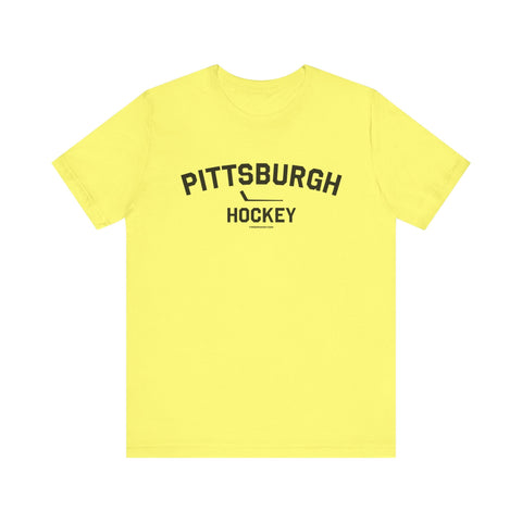 Pittsburgh Hockey - Collegiate Style - SHORT SLEEVE TEE T-Shirt - YinzerShop