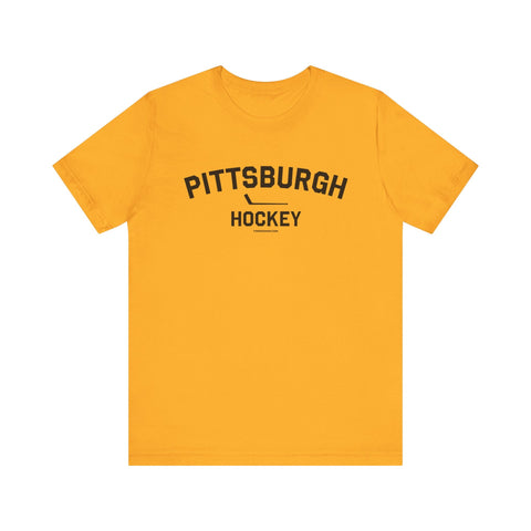Pittsburgh Hockey - Collegiate Style - SHORT SLEEVE TEE T-Shirt - YinzerShop