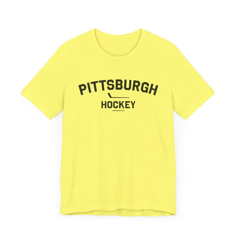 Pittsburgh Hockey - Collegiate Style - SHORT SLEEVE TEE T-Shirt - YinzerShop