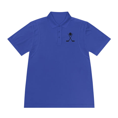 Pittsburgh Hockey "Crossed Sticks" - Men's Sport Polo Shirt T-Shirt - YinzerShop