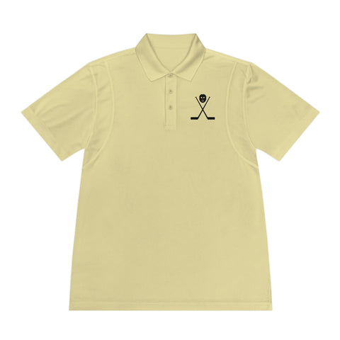 Pittsburgh Hockey "Crossed Sticks" - Men's Sport Polo Shirt T-Shirt - YinzerShop