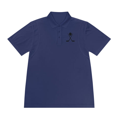 Pittsburgh Hockey "Crossed Sticks" - Men's Sport Polo Shirt T-Shirt - YinzerShop