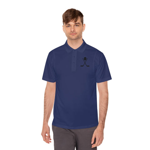 Pittsburgh Hockey "Crossed Sticks" - Men's Sport Polo Shirt T-Shirt - YinzerShop