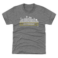 Pittsburgh Hockey T-Shirt - Kids Crewneck Short Sleeve Roster Skyline Tee Kids T-Shirt - YinzerShop