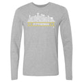 Pittsburgh Hockey T-Shirt – Roster Skyline 23 Cotton Crewneck Long Sleeve Tee Men's Long Sleeve T-Shirt - YinzerShop