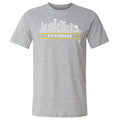 Pittsburgh Hockey T-Shirt – Roster Skyline Cotton Crewneck Short Sleeve Tee Men's Cotton T-Shirt - YinzerShop