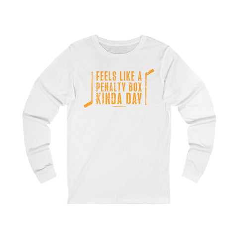 Pittsburgh Hockey Tee - Feels Like a Penalty Box Day | Long Sleeve Shirt Bella Canvas 3501 Long Sleeve Shirt - YinzerShop