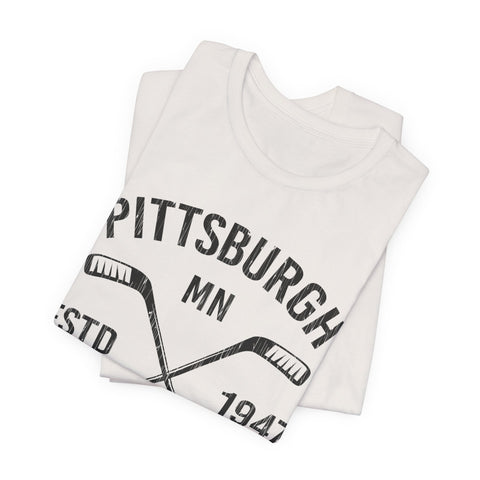 Pittsburgh Hockey Tee - Unisex Jersey Short Sleeve Soft Cotton Shirt T-Shirt - YinzerShop