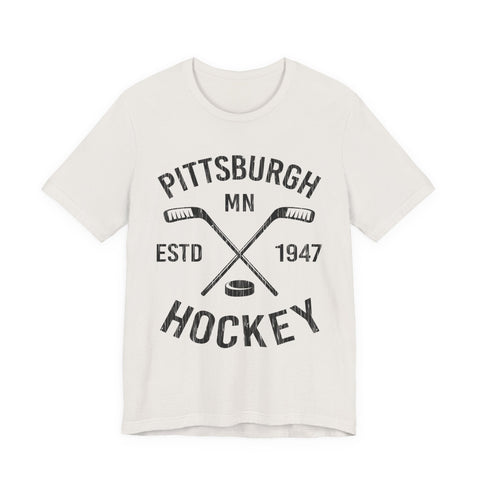 Pittsburgh Hockey Tee - Unisex Jersey Short Sleeve Soft Cotton Shirt T-Shirt - YinzerShop