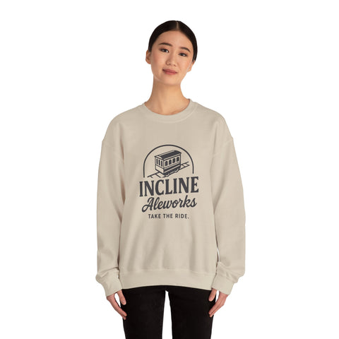 Pittsburgh Incline Aleworks - Heavy Blend™ Crewneck Sweatshirt Sweatshirt - YinzerShop