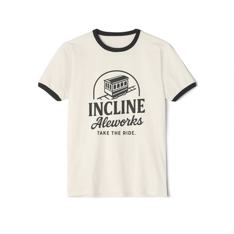 Pittsburgh Incline Aleworks - Unisex Cotton Ringer T-Shirt T-Shirt - YinzerShop