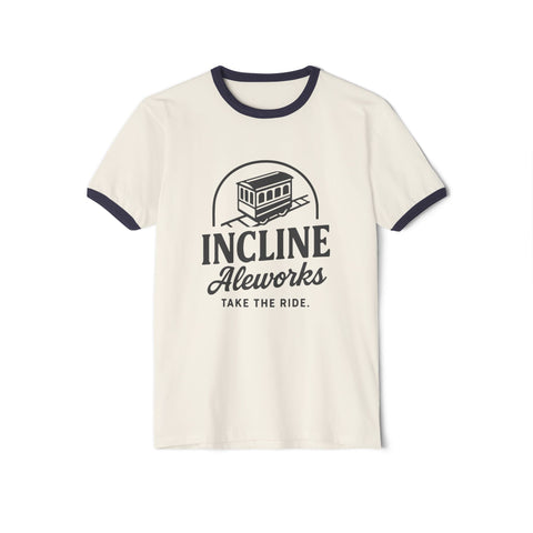 Pittsburgh Incline Aleworks - Unisex Cotton Ringer T-Shirt T-Shirt - YinzerShop
