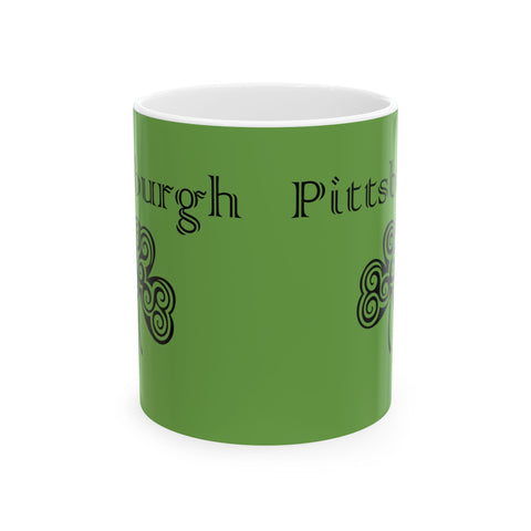 Pittsburgh Irish Clover - Coffee Mugs (11oz, 15oz) Mug - YinzerShop