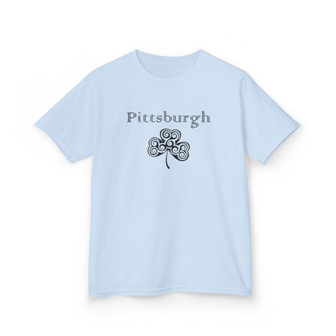 Pittsburgh Irish Clover - Kids Graphic T-Shirt Kids Apparel - YinzerShop