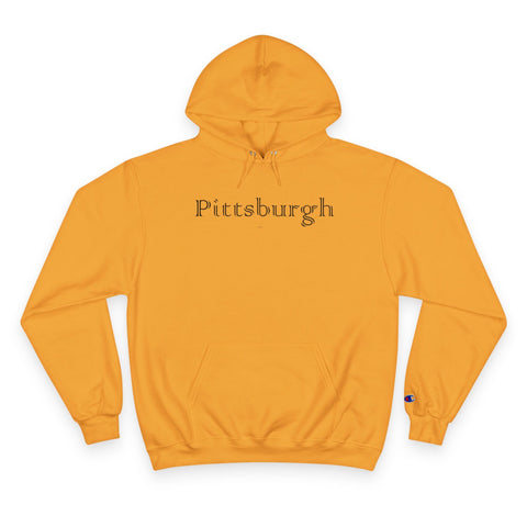 Pittsburgh Irish Clover - Print on back - Champion Hoodie Hoodie - YinzerShop