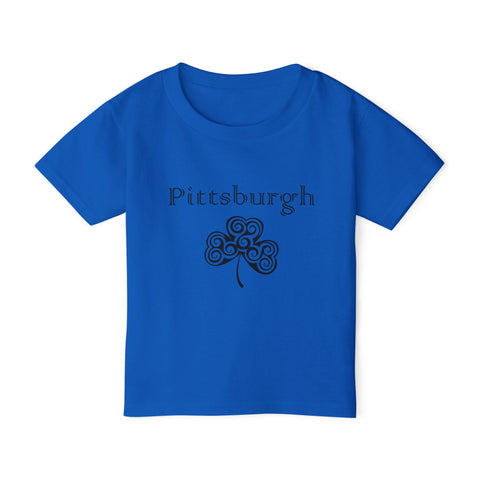 Pittsburgh Irish Clover - Toddler T-Shirt Kids Apparel - YinzerShop