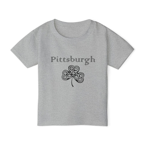 Pittsburgh Irish Clover - Toddler T-Shirt Kids Apparel - YinzerShop