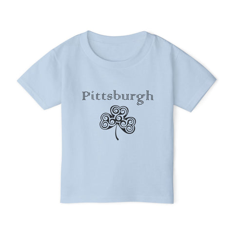 Pittsburgh Irish Clover - Toddler T-Shirt Kids Apparel - YinzerShop