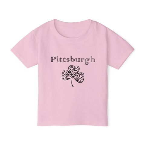 Pittsburgh Irish Clover - Toddler T-Shirt Kids Apparel - YinzerShop