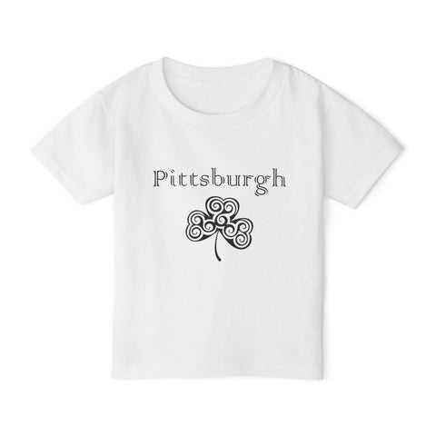 Pittsburgh Irish Clover - Toddler T-Shirt Kids Apparel - YinzerShop