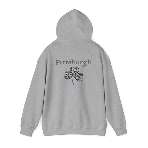 Pittsburgh Irish Clover - Unisex Heavy Blend™ Hooded Sweatshirt Hoodie - YinzerShop