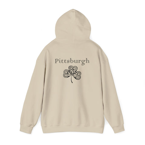 Pittsburgh Irish Clover - Unisex Heavy Blend™ Hooded Sweatshirt Hoodie - YinzerShop
