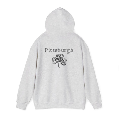Pittsburgh Irish Clover - Unisex Heavy Blend™ Hooded Sweatshirt Hoodie - YinzerShop