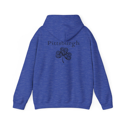 Pittsburgh Irish Clover - Unisex Heavy Blend™ Hooded Sweatshirt Hoodie - YinzerShop