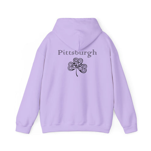 Pittsburgh Irish Clover - Unisex Heavy Blend™ Hooded Sweatshirt Hoodie - YinzerShop