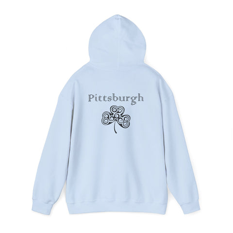 Pittsburgh Irish Clover - Unisex Heavy Blend™ Hooded Sweatshirt Hoodie - YinzerShop