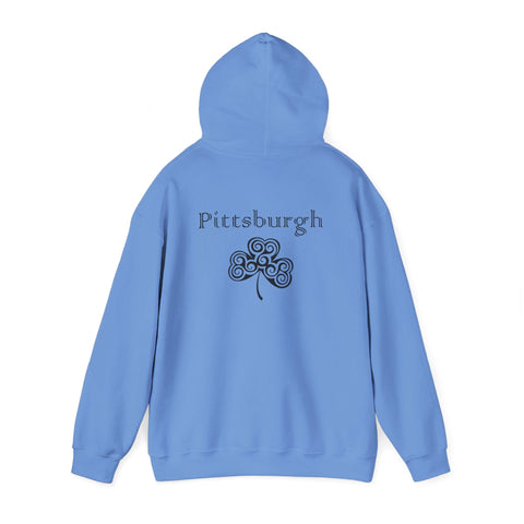 Pittsburgh Irish Clover - Unisex Heavy Blend™ Hooded Sweatshirt Hoodie - YinzerShop